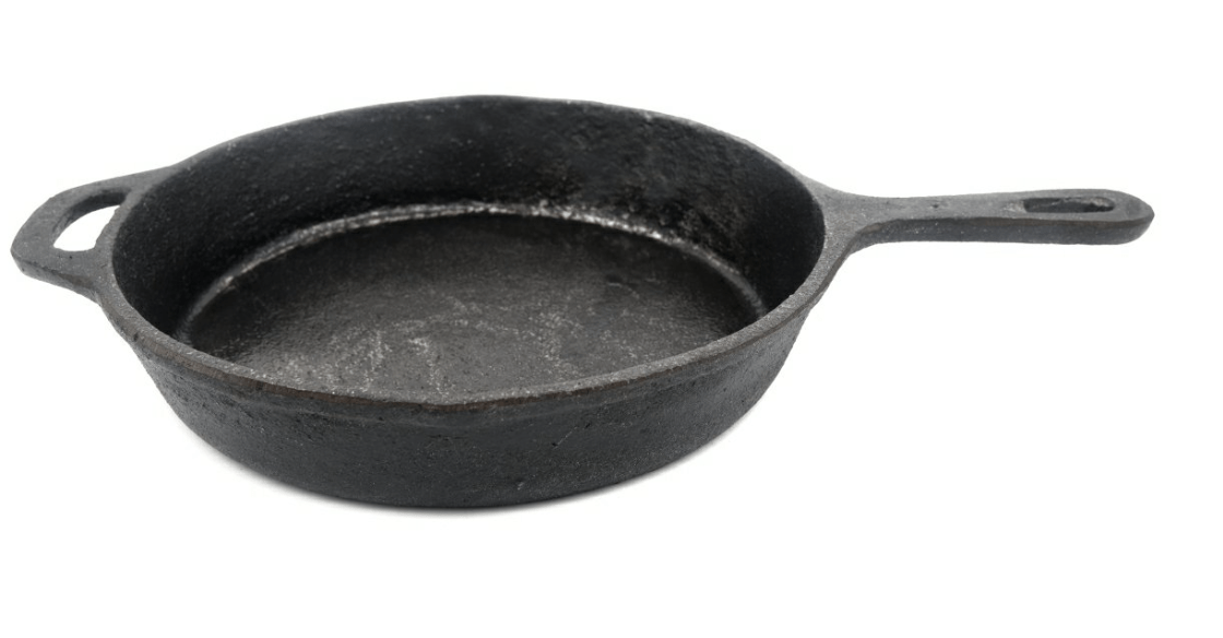 SEASONED CAST IRON SKILLET, SEASONED CAST IRON DOSA TAWA & SEASONED IRON FLAT KADAI COMBO-3