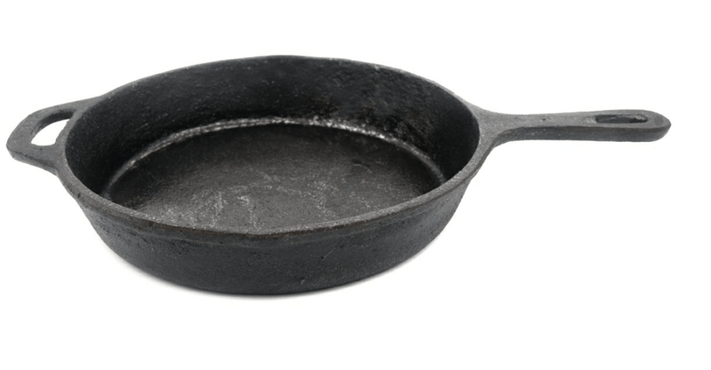 SEASONED CAST IRON SKILLET, SEASONED CAST IRON DOSA TAWA & SEASONED IRON FLAT KADAI COMBO-3