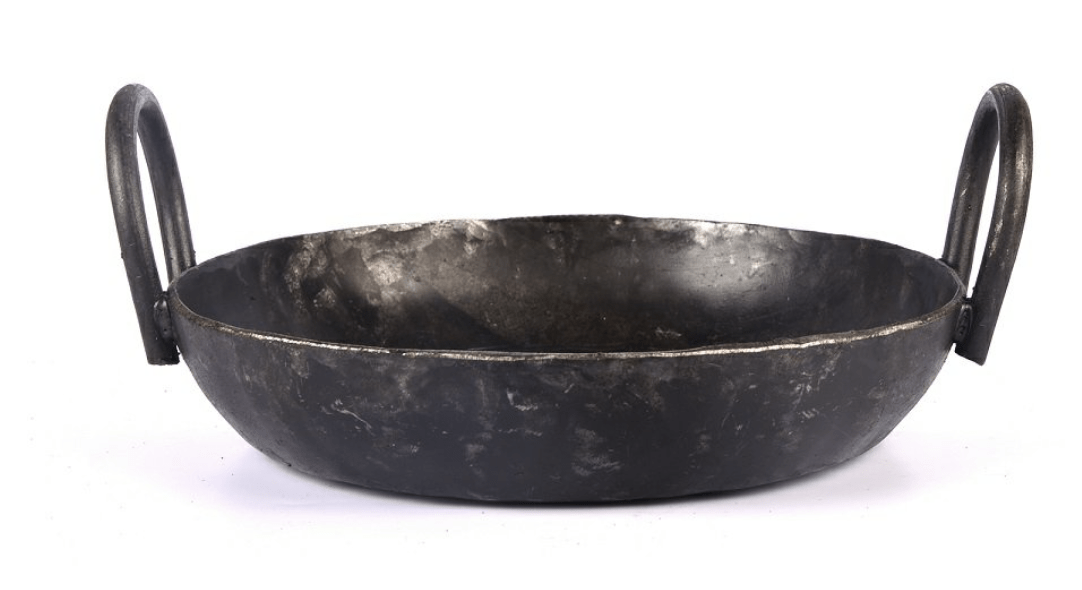 सीज़न्ड कास्ट आयरन स्किलेट, सीज़न्ड कास्ट आयरन डोसा तवा और सीज़न्ड आयरन फ्लैट कढ़ाई कॉम्बो