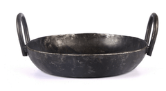 SEASONED CAST IRON SKILLET, SEASONED CAST IRON DOSA TAWA & SEASONED IRON FLAT KADAI COMBO-2