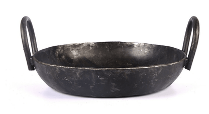 सीज़न्ड कास्ट आयरन स्किलेट, सीज़न्ड कास्ट आयरन डोसा तवा और सीज़न्ड आयरन फ्लैट कढ़ाई कॉम्बो