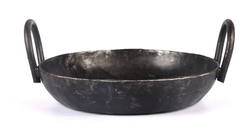 SEASONED CAST IRON SKILLET, SEASONED CAST IRON DOSA TAWA & SEASONED IRON FLAT KADAI COMBO-2