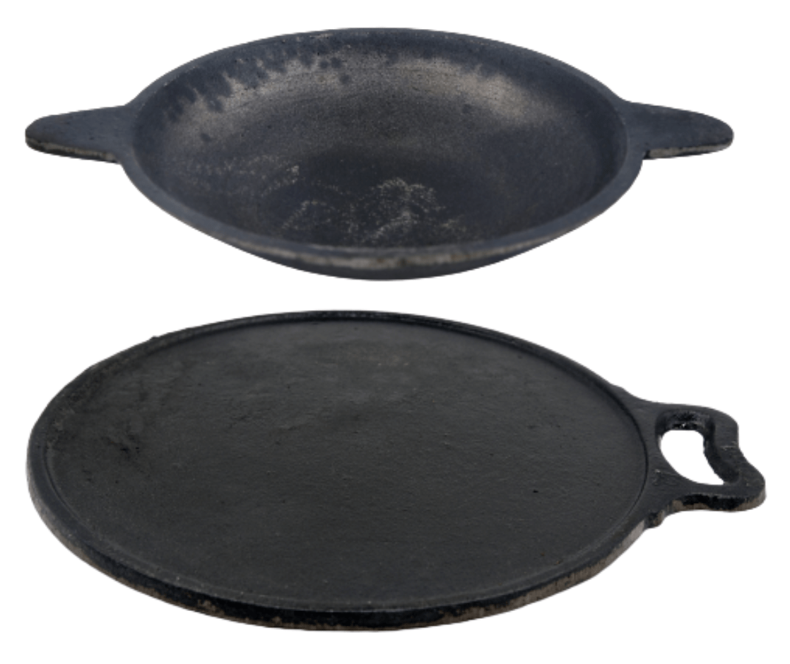 SEASONED APPA KADAI AND DOSA TAWA