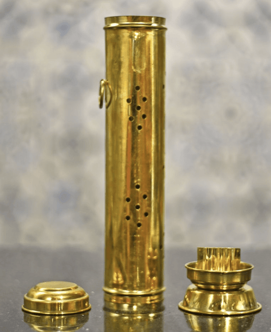 பித்தளை தூப குச்சி வைத்திருப்பவர்