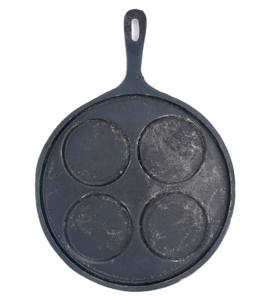 SEASONED CAST IRON UTHAPPAM PAN
