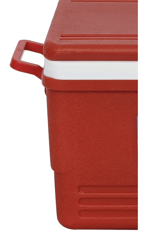 Aristo Plastic Insulated Chiller Ice Box, 60 Liter, Red