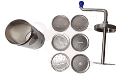 Steel Idiyappam Maker Press Maker Sev Sancha Maker Sevai Nazhi Murukku Gathiya nool puttu Chakli Maker with 6 Different Jalis-5