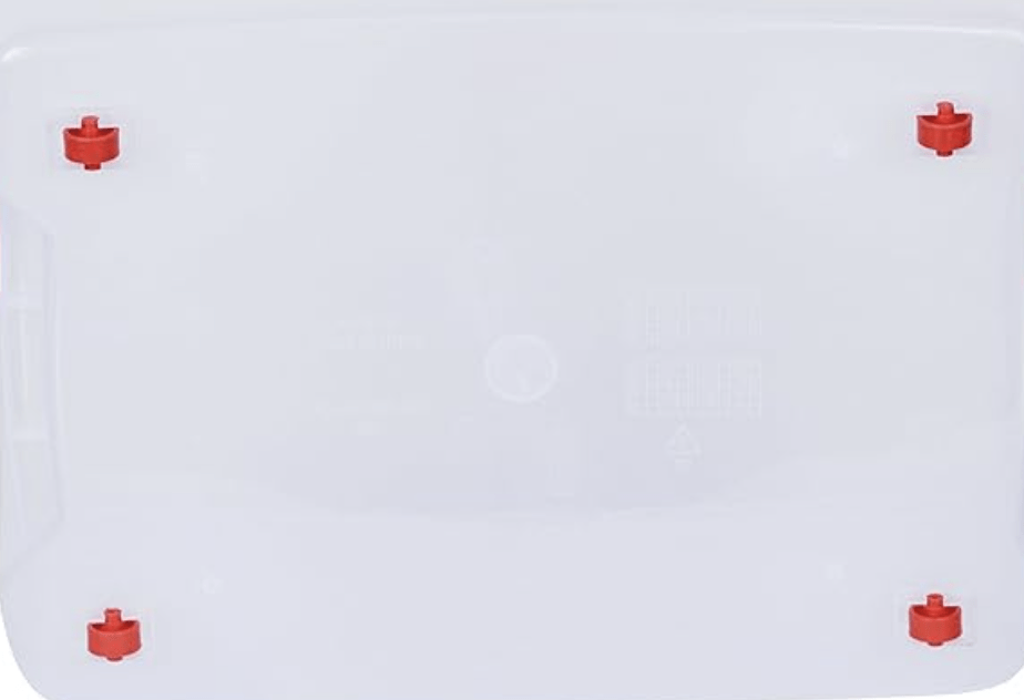 ARISTO Plastic Multipurpose Storage Container Box 45 L (54.5 x 40 x 33 cm, Clear) - Pack of 2, Rectangular