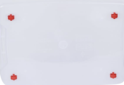 ARISTO Plastic Multipurpose Storage Container Box 45 L (54.5 x 40 x 33 cm, Clear) - Pack of 2, Rectangular