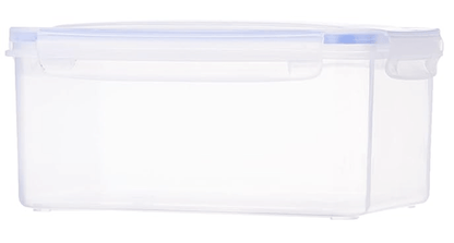 Aristo Lock & Fresh 302 Plastic Storage Container - 2200 ML, Transparent Clear, large (LOCK&FRESH302), (22 x 15.5 x 14.5) cm