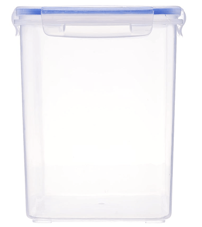 Aristo Lock & Fresh 304 Plastic Storage Container - 4400 ML, Transparent Clear, large (LOCK&FRESH304) (22 x 15.5 x 19cm)