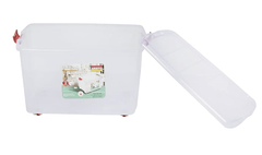 ARISTO Multipurpose Plastic Storage Box 45 Container (Transparent, 25L) - Pack of 2-3
