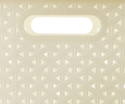 ARISTO Plastic Storage Basket with Lid 11.2 LTR, color may vary, medium (SOLITAIRE 224 With, (31.5 x 24.5 x 18 cm)