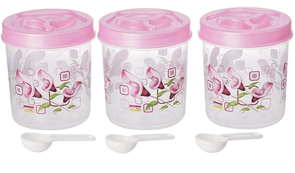 Aristo Store Queen 222 Plastic Storage Container- 500 ml (3 PCS SET)