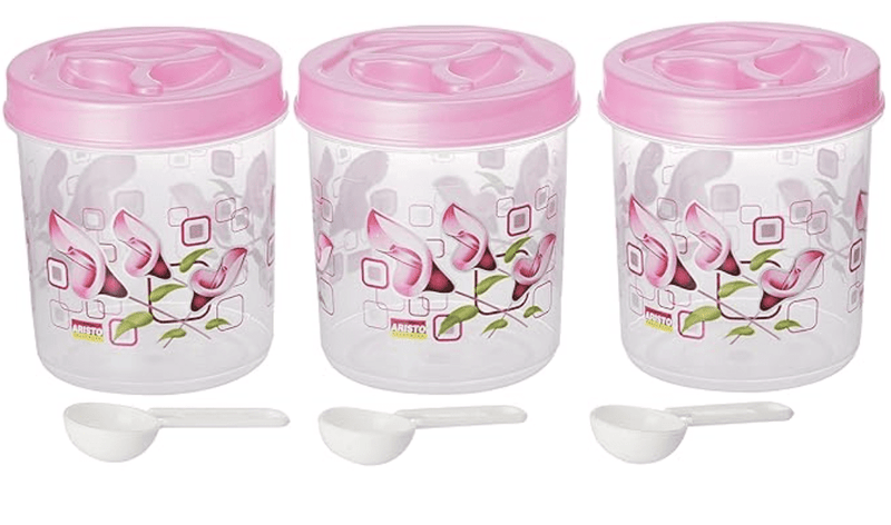 Aristo Store Queen 222 Plastic Storage Container- 500 ml (3 PCS SET)-2