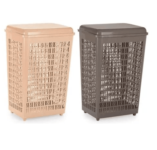 बहुउद्देशीय उपयोग के लिए अरिस्टो मेजर लॉन्ड्री बास्केट/लॉन्ड्री बैग - 54 लीटर, रंग भिन्न हो सकते हैं, (41 x 32 x 62 सेमी) 