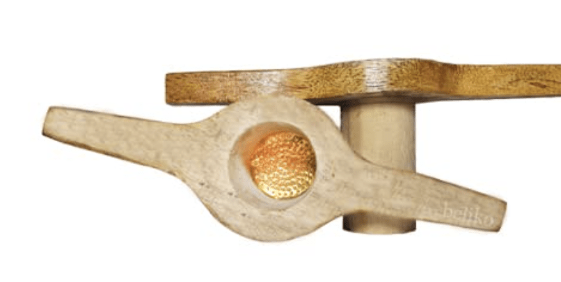 Handmade Wooden idiyappam Maker Kitchen Press Tool and chakli Press Maker Sev Sancha Maker with Brass Bottom Sheet