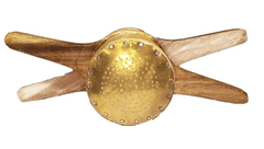 Handmade Wooden idiyappam Maker Kitchen Press Tool and chakli Press Maker Sev Sancha Maker with Brass Bottom Sheet-4