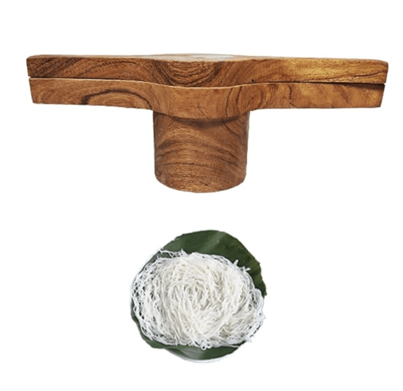 Handmade Wooden idiyappam Maker Kitchen Press Tool and chakli Press Maker Sev Sancha Maker with Brass Bottom Sheet