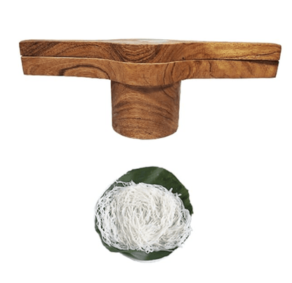 Handmade Wooden idiyappam Maker Kitchen Press Tool and chakli Press Maker Sev Sancha Maker with Brass Bottom Sheet