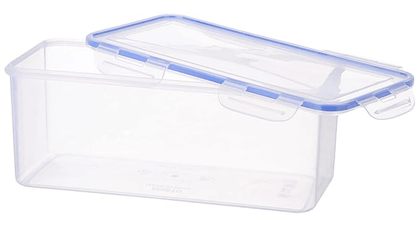 Aristo Lock & Fresh 333 Plastic Storage Container - 3800 ML, Transparent Clear, large (LOCK&FRESH333)