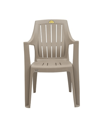 Supreme Turbo Plastic Super Chairs (Set of 4, Dark Beige)