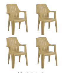 Supreme Turbo Platic Super Chairs (Set of 4, Cane)-1