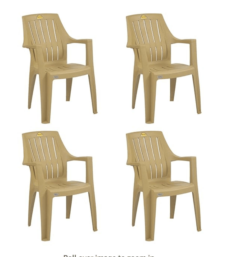 Supreme Turbo Platic Super Chairs (Set of 4, Cane)-1