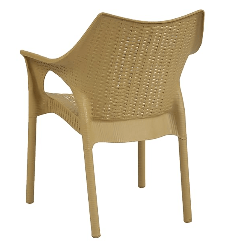 Supreme chairs Cambridge Heavy Plastic Chair | Oversized Arm Chair for Garden and Outdoor 250Kg Weight Bearing Capacity 1 Chair-6