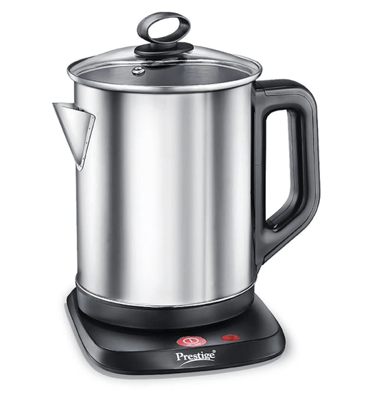 Prestige Smart-1.7 IOT Enabled Electric Kettle with Concealed Element 1.7L, 1500W, Silver Variable Temperature Control Through WiFi