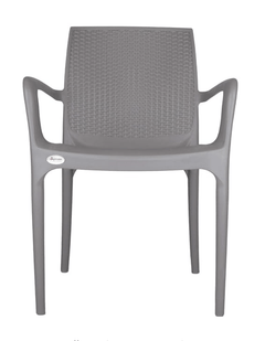 Supreme Texas Plastic Chair (Champange, Set of 2)-3