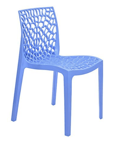 Supreme Web Plastic Chair| Armless Chair for Dining Room Set, Cafe and Restaurents | 1 Piece