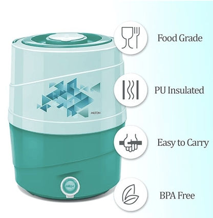 மில்டன் நியூ கூல் ரோவர் 12 இன்சுலேட்டட் வாட்டர் ஜக், 11 லிட்டர், டர்க்கைஸ் 