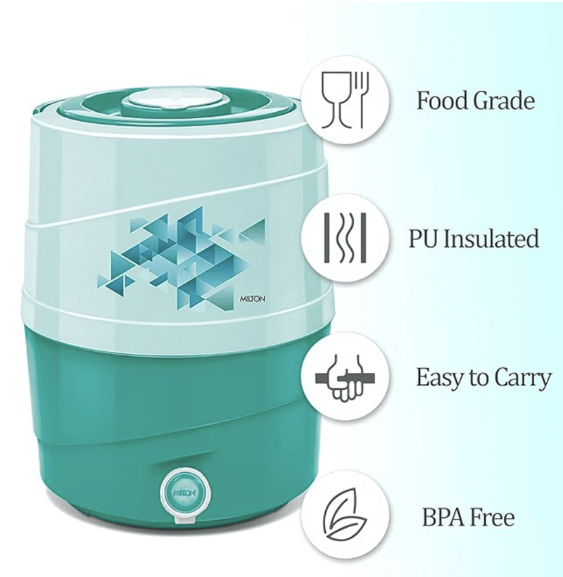 Milton New Kool Rover 12 Insulated Water Jug, 11 litres, Turquoise-3