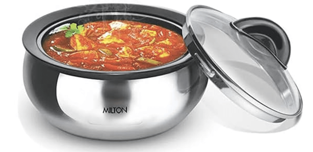 மில்டன் கிளாரியன் 1500 ஸ்டீல் கேசரோல், 1.2லி ஸ்டீல்ப்ளைன் 