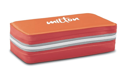 MILTON New Mini Lunch Insulated Tiffin, Set of 2, (280 ml Each), with Jacket