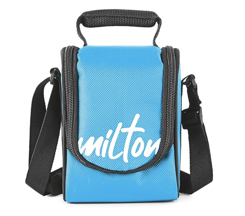 Milton Tasty 4 Stainless Steel Lunch Box with 4 Containers, (1 - 200 ml, 2 - 320 ml Each, 1 - 500 ml), Blue | Leak proof | Easy to carry | Stainless Steel | Odour Proof | Food Grade | Light Weight | Easy to Clean