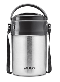 Milton Steel On 5 Tier Insulated Tiffin Box, 360 ml, Silver-4