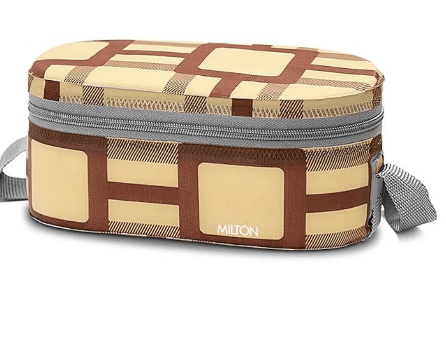 MILTON Corporate Lunch Stainless Steel Containers Set of 3, Yellow