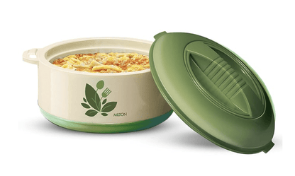 MILTON Orchid 5000 Inner Steel Casserole, 4.68 litres | PU Insulated | BPA Free |Odour Proof | Food Grade | Easy to Carry | Easy to Store | Ideal for Chapatti | Roti | Curd Maker