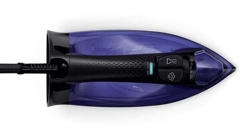 Philips Perfect Care Power Life Steam Iron GC3925/34, 2400W, up to 45 g/min steam Output, OptiTemp Technology, Steam Glide Plus Soleplate, Drip-Stop and Safety Shut-Off with No-Burns Guaranteed-4