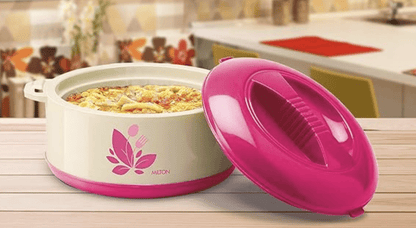 மில்டன் ஆர்க்கிட் 13500 இன்னர் ஸ்டீல் கேசரோல், 12.5 லிட்டர் | PU இன்சுலேட்டட் | BPA இல்லாதது | வாசனை இல்லாதது | உணவு தரம் | எடுத்துச் செல்ல எளிதானது | சேமிக்க எளிதானது | சப்பாத்திக்கு ஏற்றது | ரொட்டி | தயிர் தயாரிப்பாளர் 