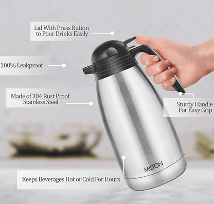Milton Thermos teel Flip Lid 1000, Double Walled Vacuum Insulated
