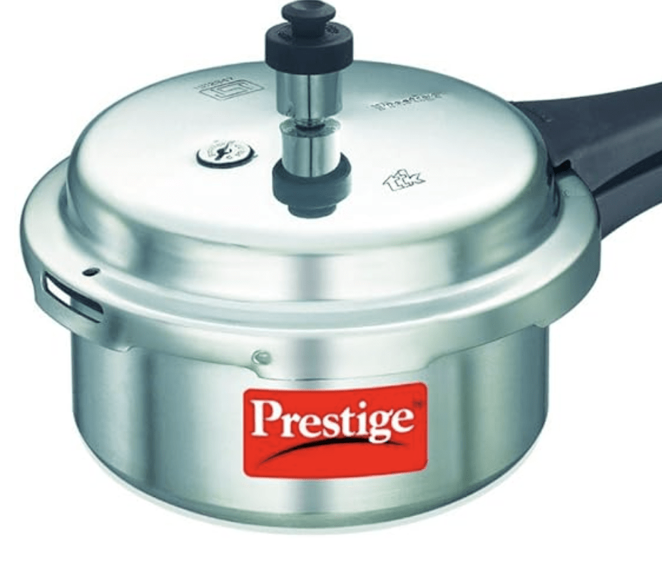 Prestige Popular Virgin Aluminium Outer Lid Pressure Cooker, 2 L (Silver)