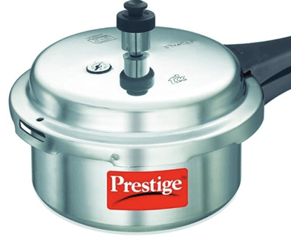 Prestige Popular Virgin Aluminium Outer Lid Pressure Cooker, 2 L (Silver)