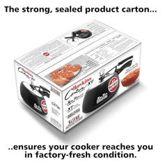 Hawkins Contura Black XT Induction Compatible Pressure Cooker, 3 Litre, Black (CXT30)-4