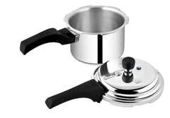 Prestige Deluxe Plus Induction Base Aluminium Outer Lid Pressure Cooker, 3 Litres, Silver-3
