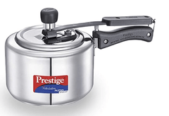 Prestige Svachh, 20244, 2 L, Nakshatra Alpha Straight Wall, with Deep Lid for Spillage Control (Silver, Inner Lid, Stainless Steel)-1