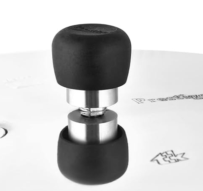 Prestige Popular Aluminium Outer Lid Pressure Cooker, 16 Liters, Silver