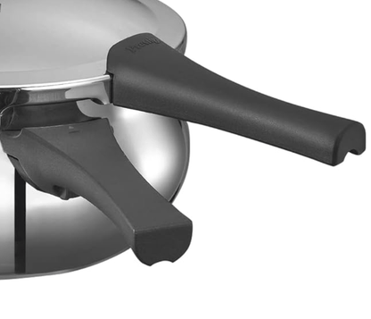 பிரெஸ்டீஜ் டீலக்ஸ் பிளஸ் அலுமினியம் வெளிப்புற மூடி மினி பிரஷர் ஹேண்டி, 3 லிட்டர், வெள்ளி 